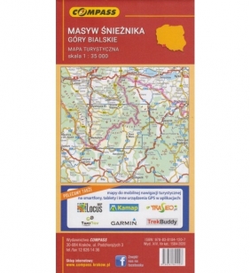 Masyw Śnieżnika, Góry Bialskie - Mapa turystyczna 1:35 000 (1584-2020)