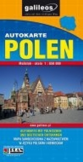 Polen. Autokarte mapa 1:650 000 - Praca zbiorowa