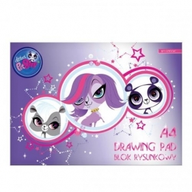 Blok rysunkowy A4/20K biały Littlest Pet Shop 20sz