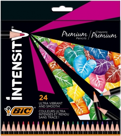 Kredki ołówkowe Intensity Premium 24 kolory