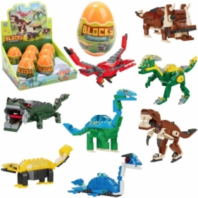 Klocki dinozaury w jajku +50el