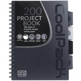 Coolpack Project Book, Kołobrulion B5 - Grey (94207CP)