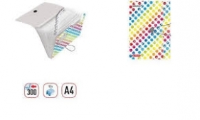Teczka A4 Herlitz rec rozkładana PP 12cz. Smiley (50002085)