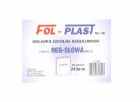 Okładka na podr regulowana NR 20 (20szt)