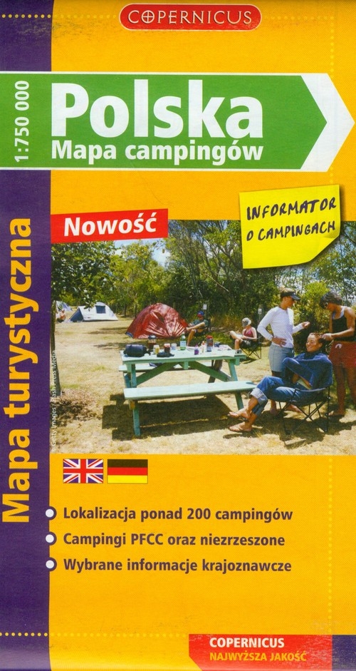 Polska Mapa campingów