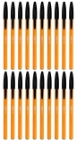 20x Długopis BIC Orange Fine - czarny