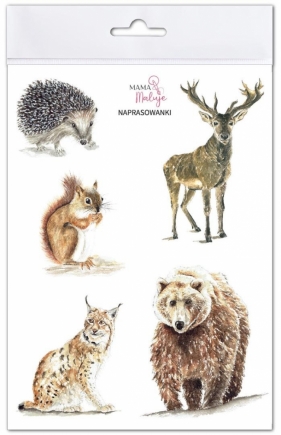 Naprasowanki Zwierzęta leśne