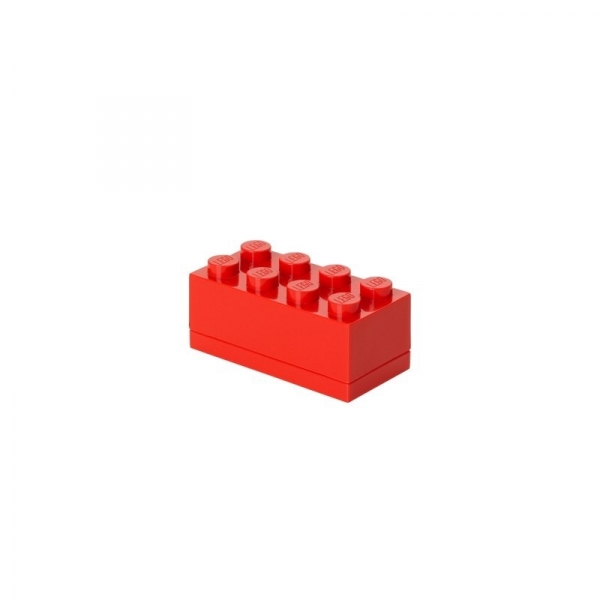 Lego, minipudełko klocek 8 - Czerwone (40121730)