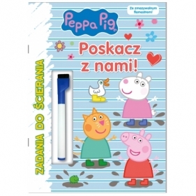 Peppa Pig. Zadania do ścierania. Poskacz z nami