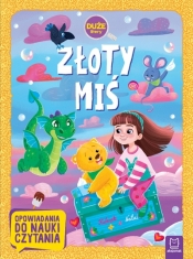 Złoty Miś. Duże litery. Opowiadania do nauki czytania - Agata Giełczyńska-Jonik