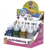 Klej brokatowy Astra, 12 szt. x 60ml