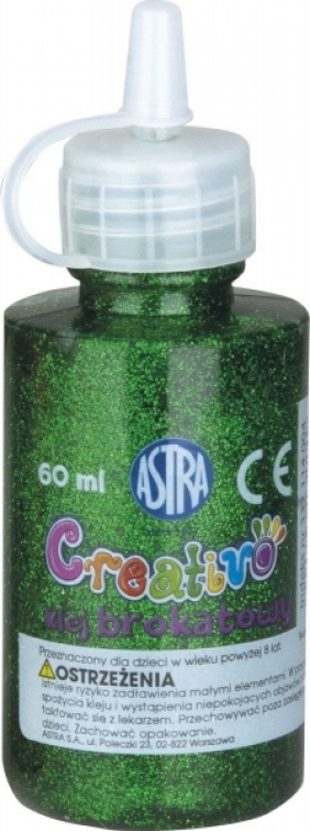 Klej brokatowy Astra, 12 szt. x 60ml