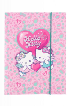 Coolpack, Teczka kartonowa A4 z gumką Hello Kitty - Pink 1 (15208PTR)