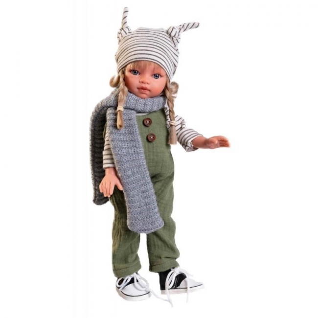 <img src='https://webimage.pl/pics/208/5/d8435083625017.jpg' style='height:440px' /> Lalka Emily w ogrodniczkach 33cm