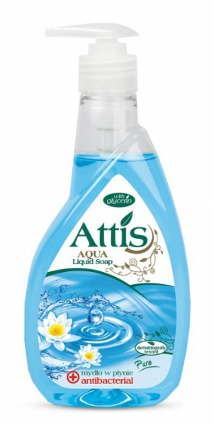 Aqua mydło w płynie antybakteryjne, 400ml