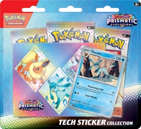 Pokémon TCG: Scarlet & Violet -Prismatic Evolutions - Tech Sticker BUNDLE 12 szt. (100-10020)