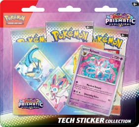 Pokémon TCG: Scarlet & Violet -Prismatic Evolutions - Tech Sticker BUNDLE 12 szt. (100-10020)