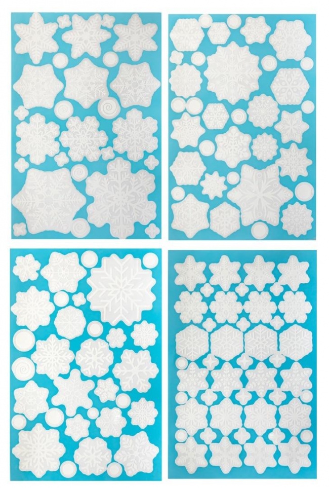 Naklejki elektrostatyczne na szybę BN 4szt