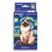 Puzzle mini 108 elementów Penmate Starry Night Birman