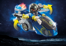 Playmobil Galaxy Police: Motor policyjny (70020)