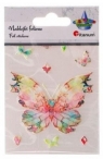  Naklejki foliowe motyl 74x55mm 9szt