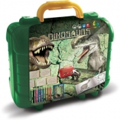 DINOZAURY PIECZĄTKI ZESTAW PODRÓŻNY