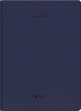 Kalendarz 2021 A4 Flex - niebieski