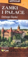 Mapa - Zamki i pałace Dolnego Śląska 1:250 000 Opracowanie zbiorowe