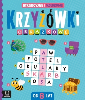 Atrakcyjne i kolorowe. Od 8 lat. Krzyżówki obrazkowe - Beata Karlik
