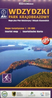 Wdzydzki Park Krajobrazowy mapa turystyczna 1:25 000
