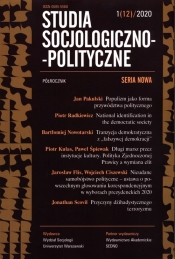 Studia Socjologiczno-Polityczne 1/12/2020