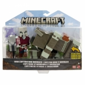 Figurki podstawowe Minecraft 2- pak Raid Capitan i Ravager (GTT53/HFC36)