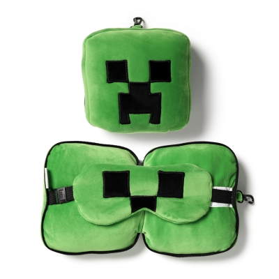 <img src='https://webimage.pl/pics/209/8/d5055071778209.jpg' style='height:440px' /> Poduszka podróżna z maską na oczy Minecraft Creeper CUSH306