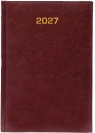 Kalendarz 2027 tygodniowy A5 Baladek Bordo
