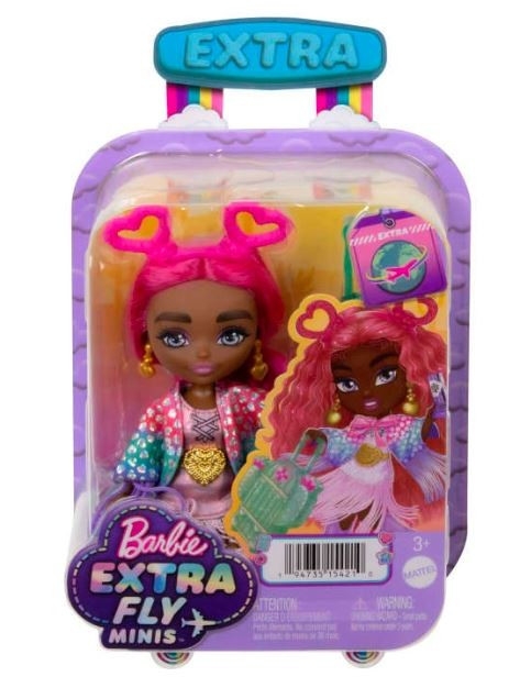 Lalka BARBIE Extra Minis Hippie (HPB19)