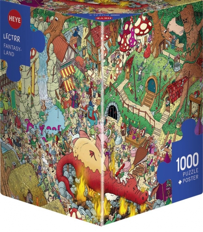 Puzzle 1000 W krainie fantazji (Puzzle+plakat)