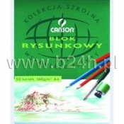 Blok rysunkowy Canson Student A3 160g 30ark fakturowany (zielony) (100554854) - .