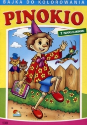 Kolorowanka. Bajka do kolorowania - Pinokio (A5, 12 str.) - Opracowanie zbiorowe