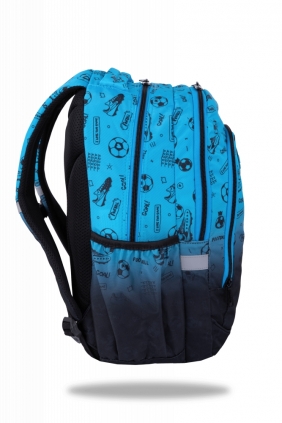 Coolpack, Plecak szkolny Prime Pro - Game Over Gradient Blue (F162008)