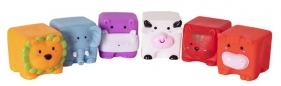 Miękkie kostki do zabawy w kąpieli - Zwierzątka, 6 szt. (113210)