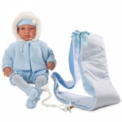 Lalka Bobas Bebo w chuście 44 cm (84421)