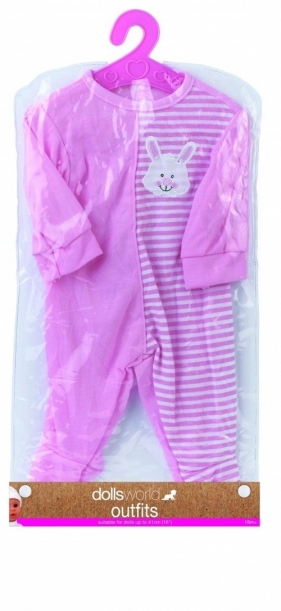 Ubranko Deluxe Fashion Boutique dla lalek do 41cm różowe z króliczkiem