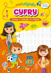 Minikaligrafia. Cyfry. Zeszyt z rowkami do pisania - Opracowanie zbiorowe