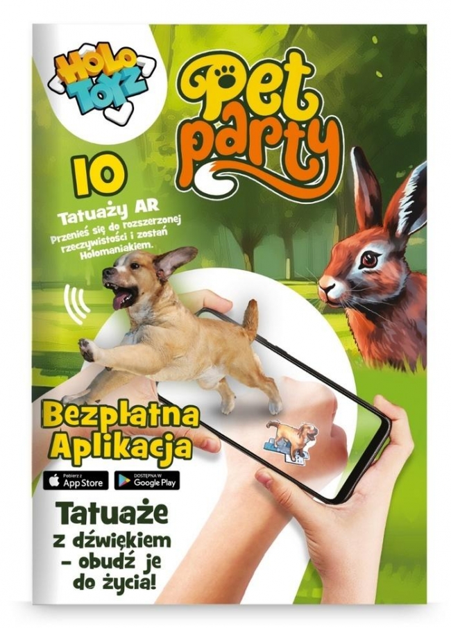 Tatuaże dla dzieci AR Pet Party