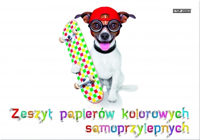 Zeszyt papierów kolorowych samoprzylepnych A5 400055445