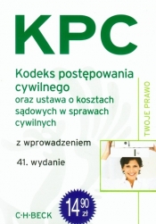 Kodeks postępowania cywilnego oraz ustawa o kosztach sądowych w sprawach cywilnych z wprowadzeniem