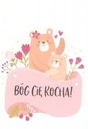 Mały wielki notes A6 misiu - Bóg cię kocha