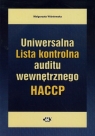 Uniwersalna Lista kontrolna auditu wewnętrznego HACCP  Wiśniewska Małgorzata