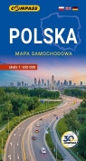 Mapa samochodowa. Polska 1:650 000 lam w.2026