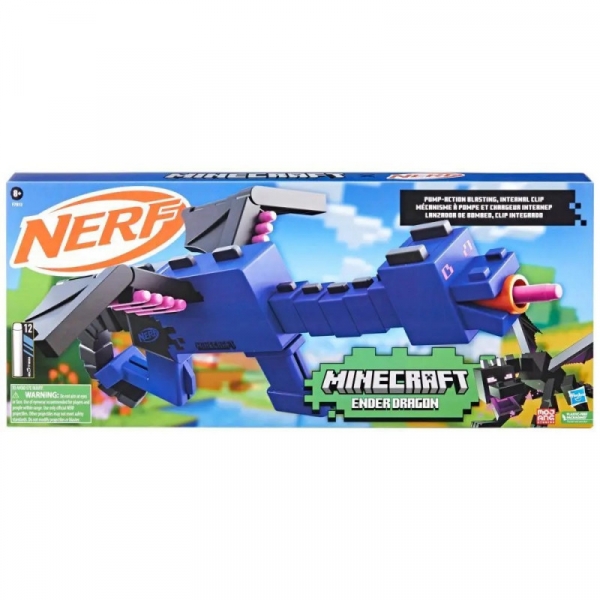 Wyrzutnia Nerf Minecraft Ender Dragon (F7912)